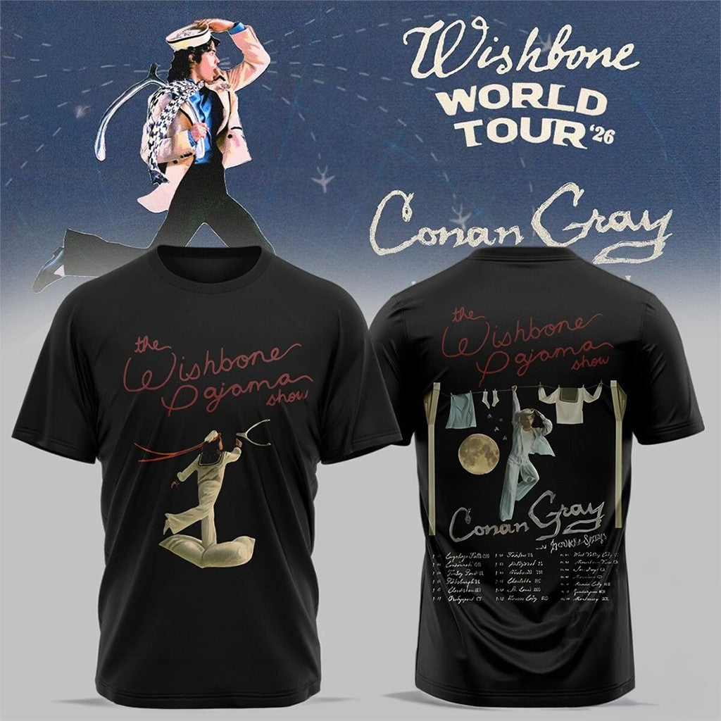 Conan Gray Wishbone Pajama Show Tour 2026 Conan Gray Merch Unique Gift - Merchluma