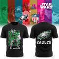 Philadelphia Eagles X Marvel Characters Merchandise 2026 T-Shirt Philadelphia Eagles Merch Gift - Merchluma