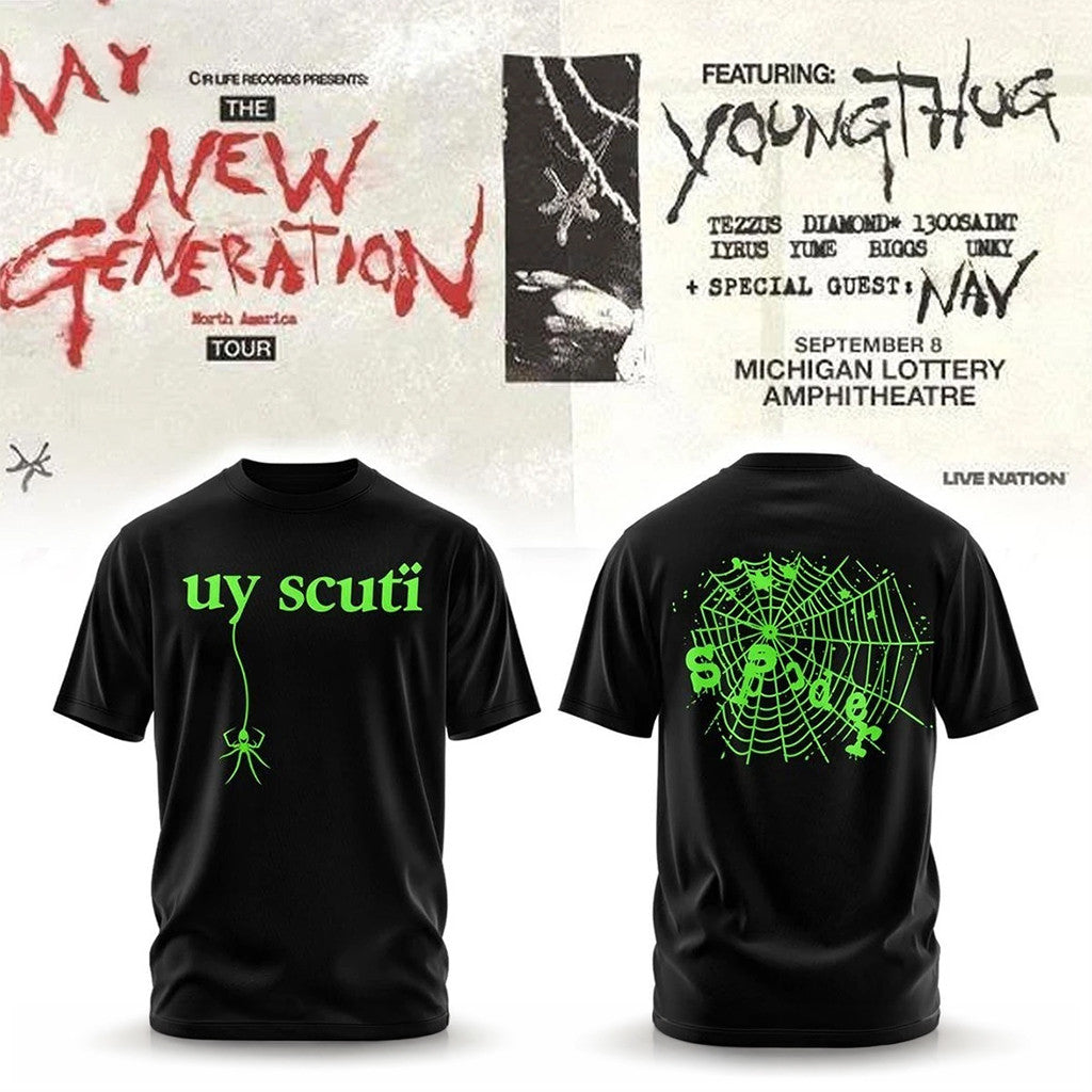 Young Thug The New Generation Tour 2026 T-Shirt Young Thug Merch Funny Gifts For Fans - Merchluma