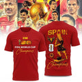 Spain National Soccer Team T-Shirt World Cup Champions 2026 Shirt Present - Merchluma