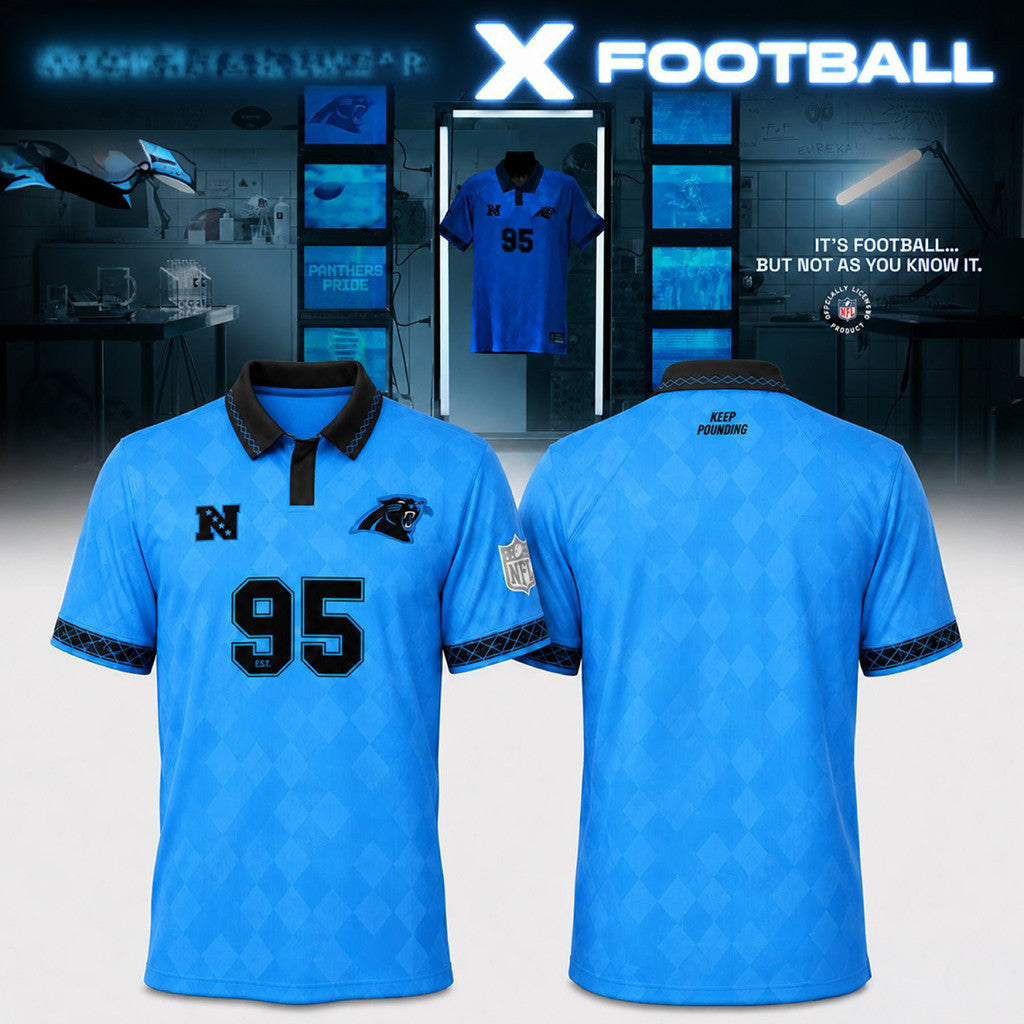 Carolina Panthers Football Polo Shirt Carolina Panthers Merch Gifts Ideas - Merchluma