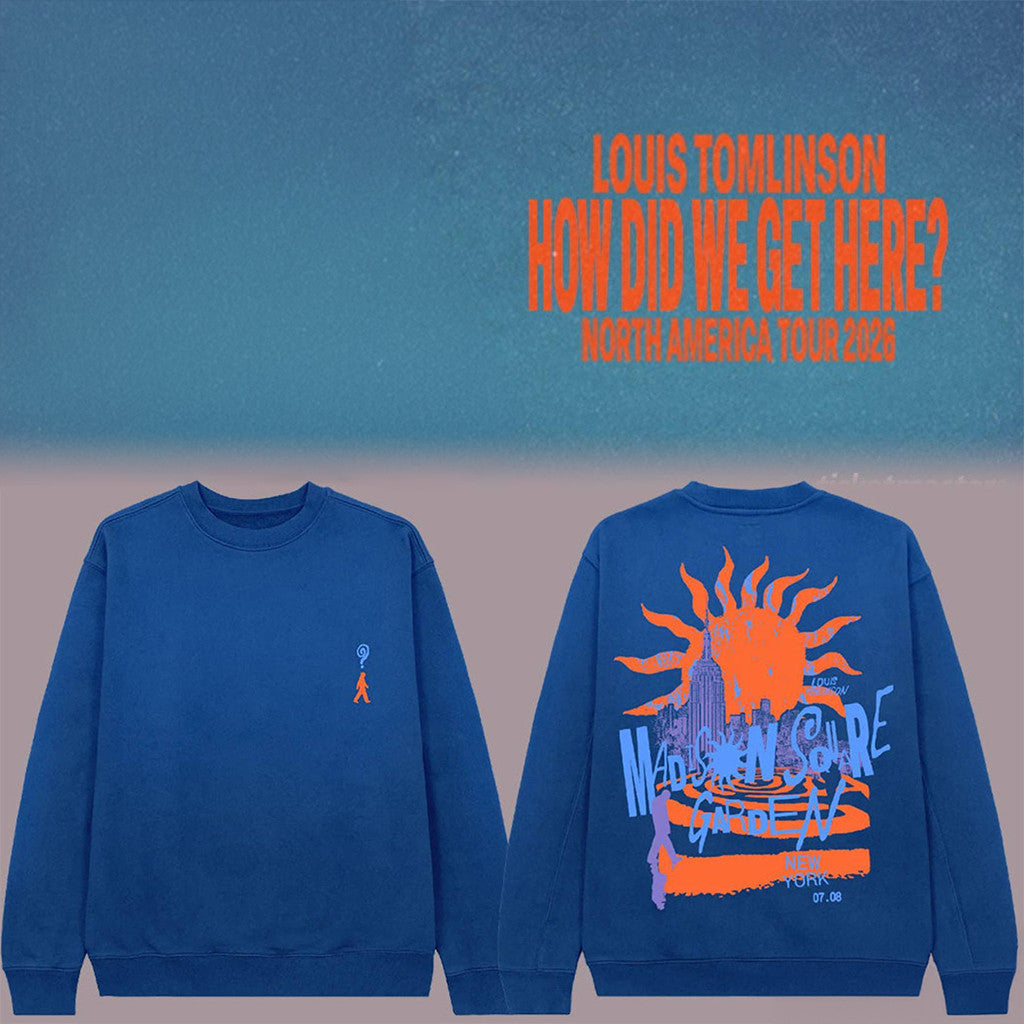 Louis Tomlinson How Did I Get Here Tour 2026 X NYC Sweatshirt Louis Tomlinson Merch Fans Gifts - Merchluma