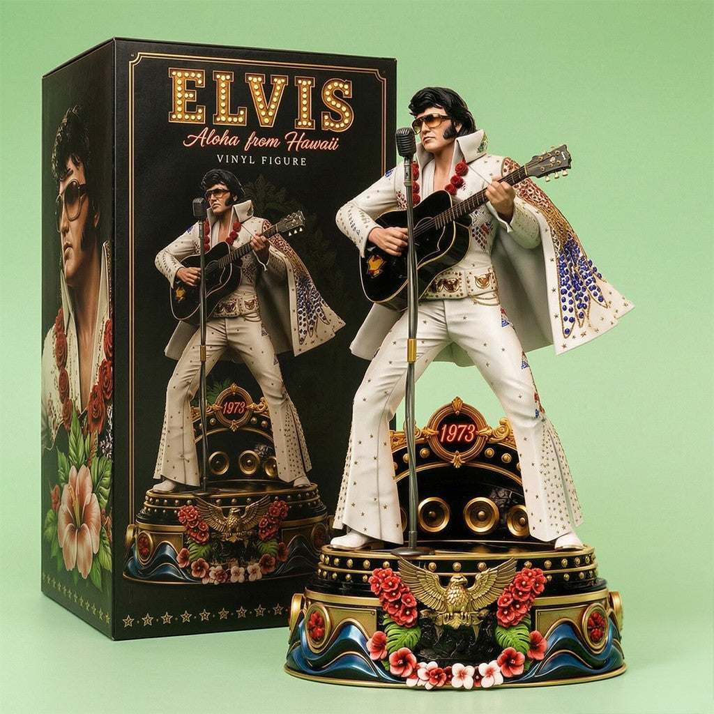 Elvis Presley Aloha From Hawaii 1973 Acrylic Plaque Rock Concert Collectible Statue Decor - Merchluma