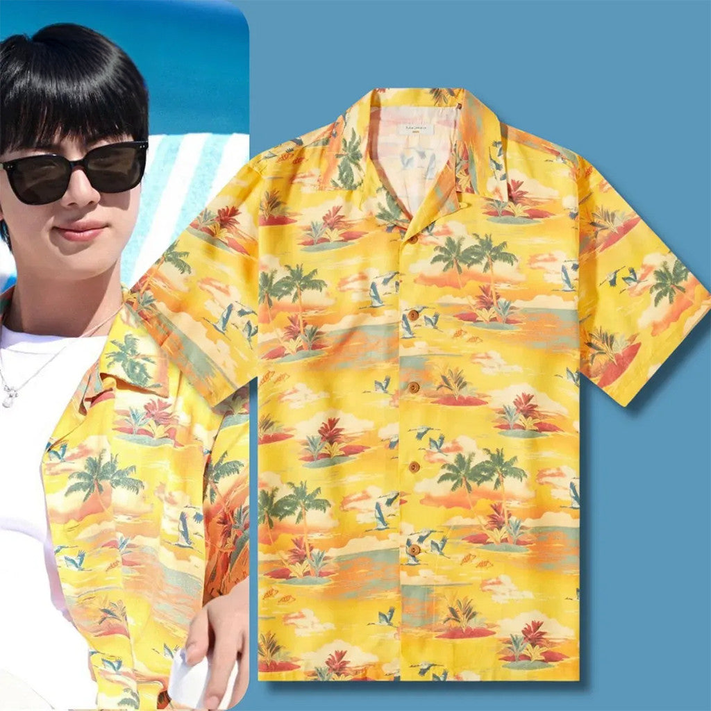 Bts Jin Super Tuna Hawaiian Shirt Bts Merch Unique Gifts For Fans - Merchluma