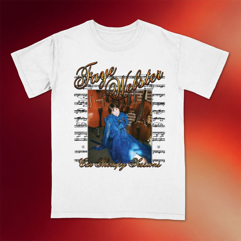 Faye Webster Merch 2026 Car Therapy Sessions Sheet Music T-Shirt Gifts For BFF - Merchluma