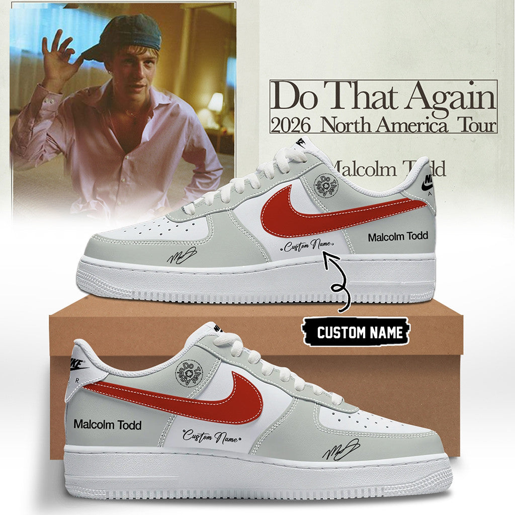 Personalized Malcolm Todd Merch Do That Again North America Tour 2026 Shoes Brother Gifts - Merchluma