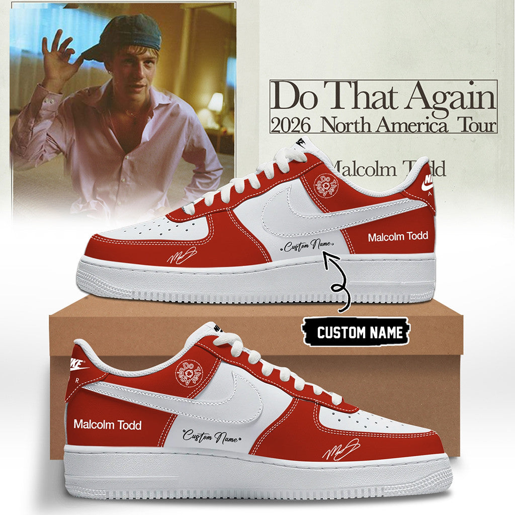 Personalized Malcolm Todd Merch Do That Again North America Tour 2026 Shoes Gifts For Brother - Merchluma