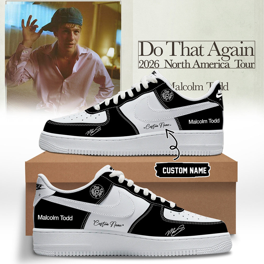 Personalized Malcolm Todd Merch Do That Again North America Tour 2026 Shoes Gifts For Fans - Merchluma