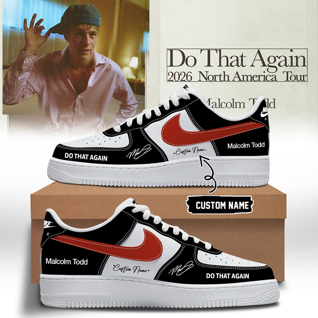 Personalized Malcolm Todd Merch Do That Again North America Tour 2026 Shoes Unique Gift For Him - Merchluma