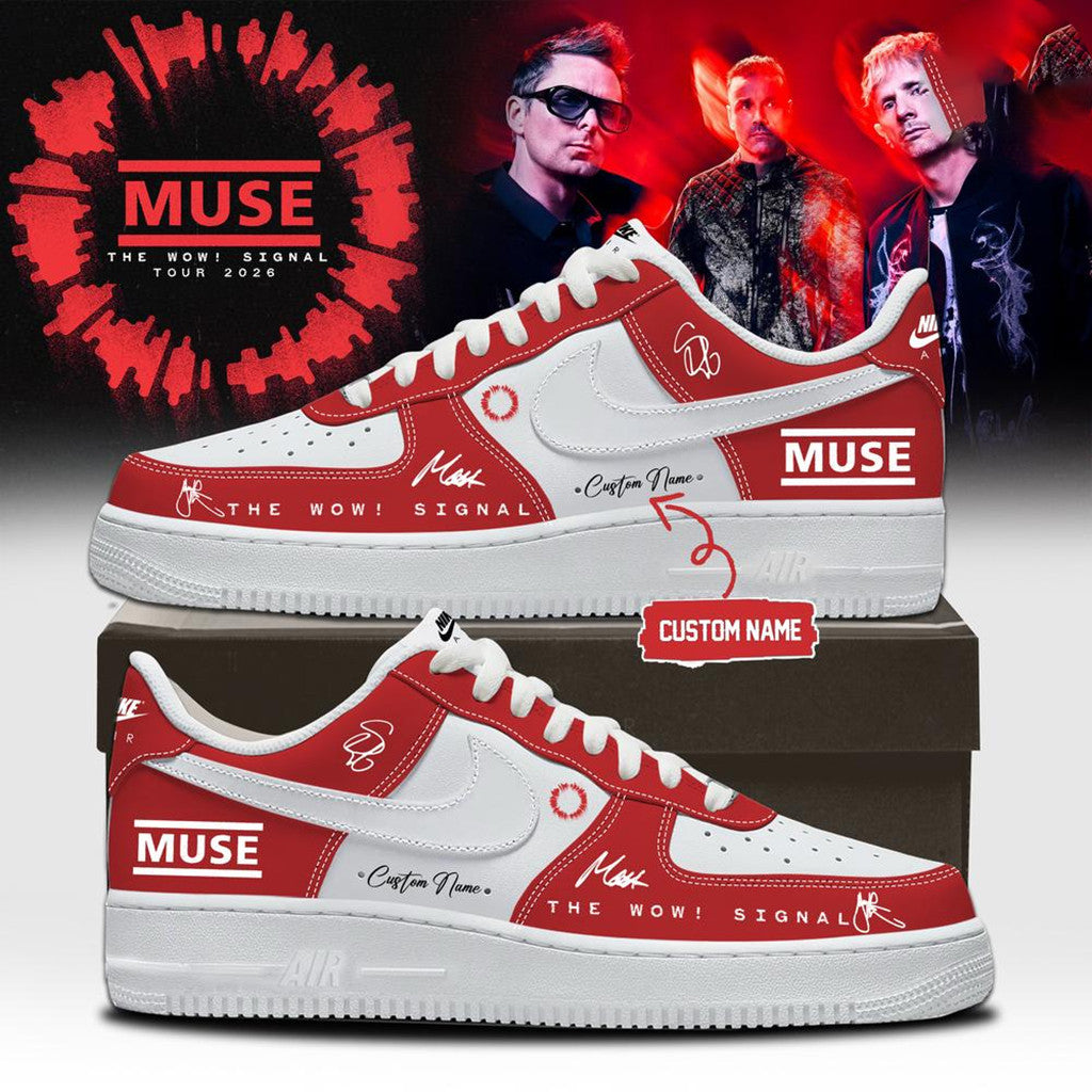 Personalized Muse The Wow Signal Tour 2026 Shoes Muse Merch Best Gifts For Husband - Merchluma