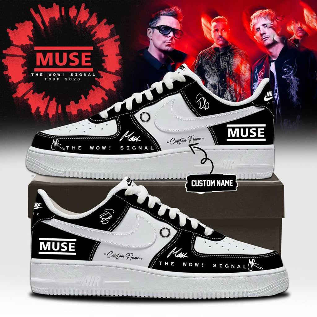 Personalized Muse The Wow Signal Tour 2026 Shoes Muse Merch Unique Gifts For Fans - Merchluma