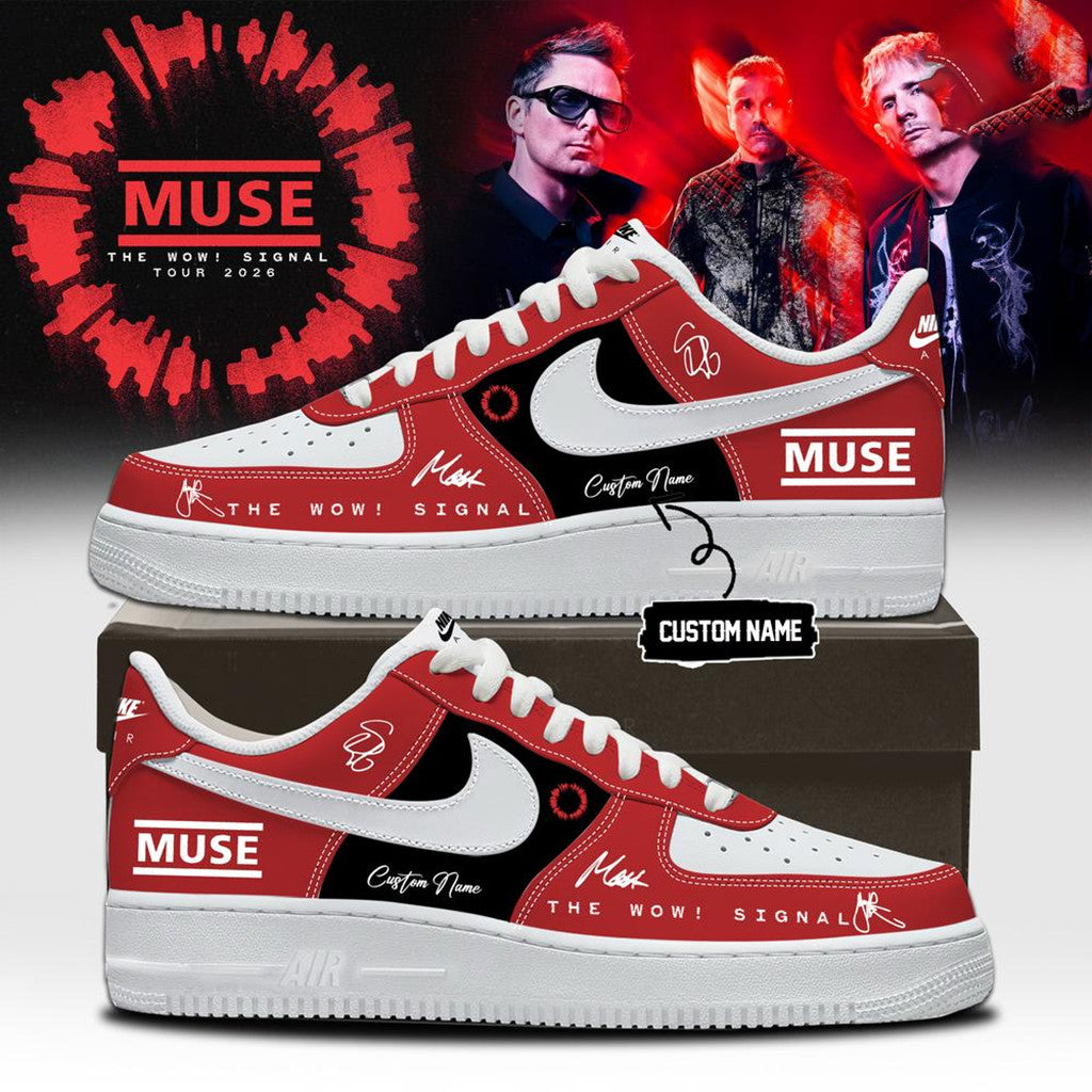 Personalized Muse The Wow Signal Tour 2026 Shoes Muse Merch Vintage Gifts For Fans - Merchluma