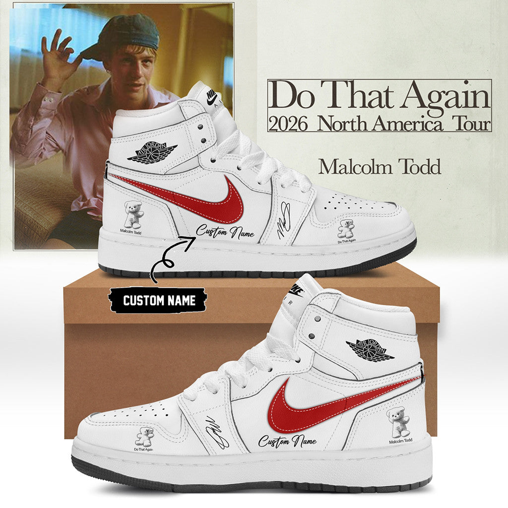 Personalized Do That Again North America Tour 2026 Shoes Malcolm Todd Merch Birthday Gift - Merchluma