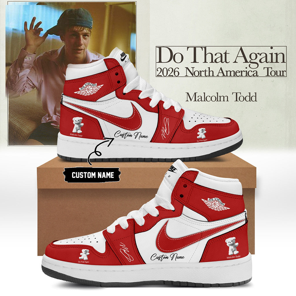 Personalized Do That Again North America Tour 2026 Shoes Malcolm Todd Merch Meaningful Gifts - Merchluma