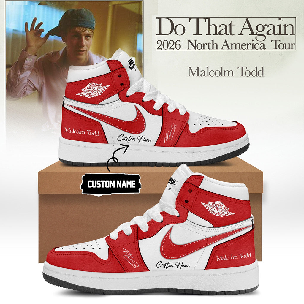 Personalized Do That Again North America Tour 2026 Shoes Malcolm Todd Merch Present For Husband - Merchluma