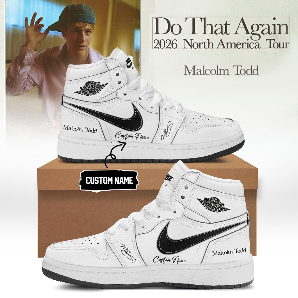 Personalized Do That Again North America Tour 2026 Shoes Malcolm Todd Merch Trendy Gifts Ideas - Merchluma