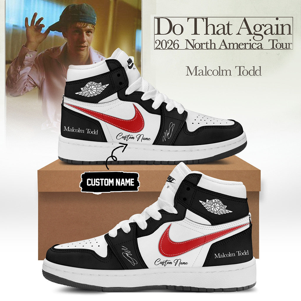 Personalized Malcolm Todd Do That Again North America Tour 2026 Shoes Gift Ideas For Husband - Merchluma