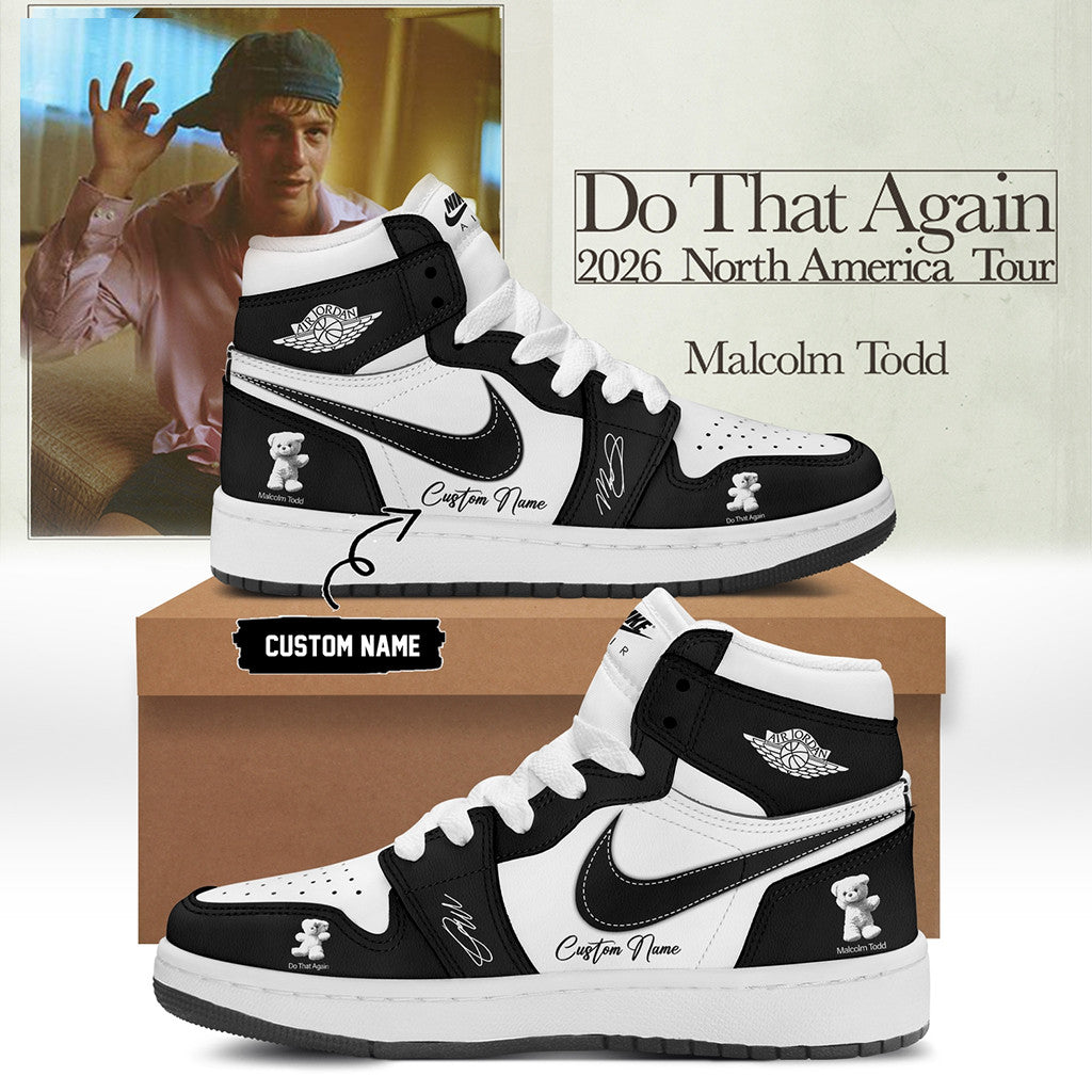 Personalized Malcolm Todd Merch Do That Again North America Tour 2026 Shoes Best Gifts - Merchluma