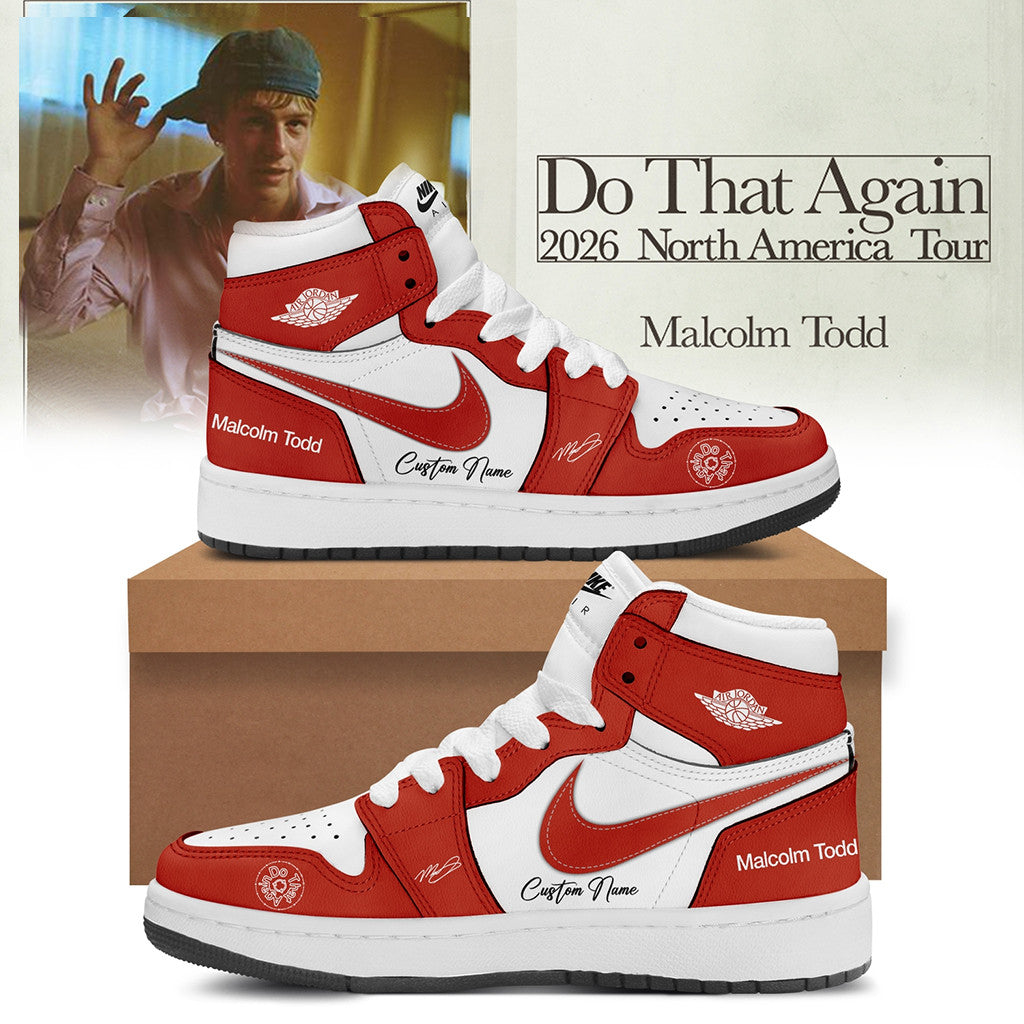 Personalized Malcolm Todd Merch Do That Again North America Tour 2026 Shoes Fan Gift - Merchluma
