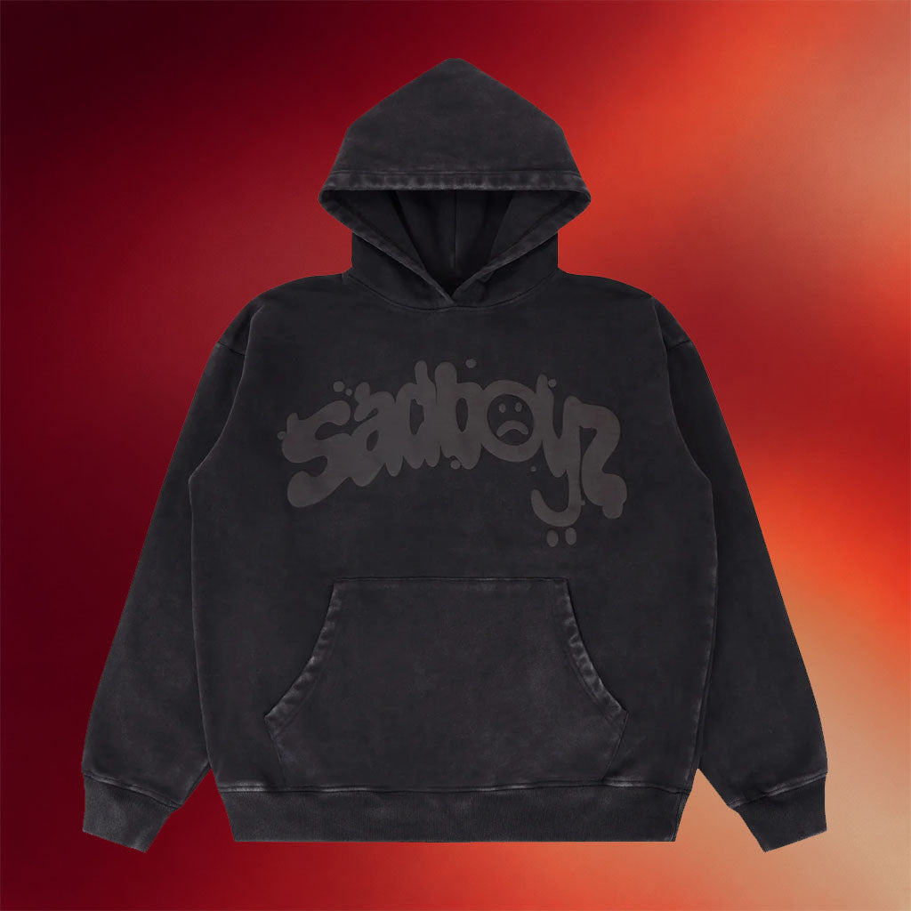 Sad Boyz Merch 2026 Black Wash Hoodie Sad Boyz Apparel Best Gifts For Friends - Merchluma
