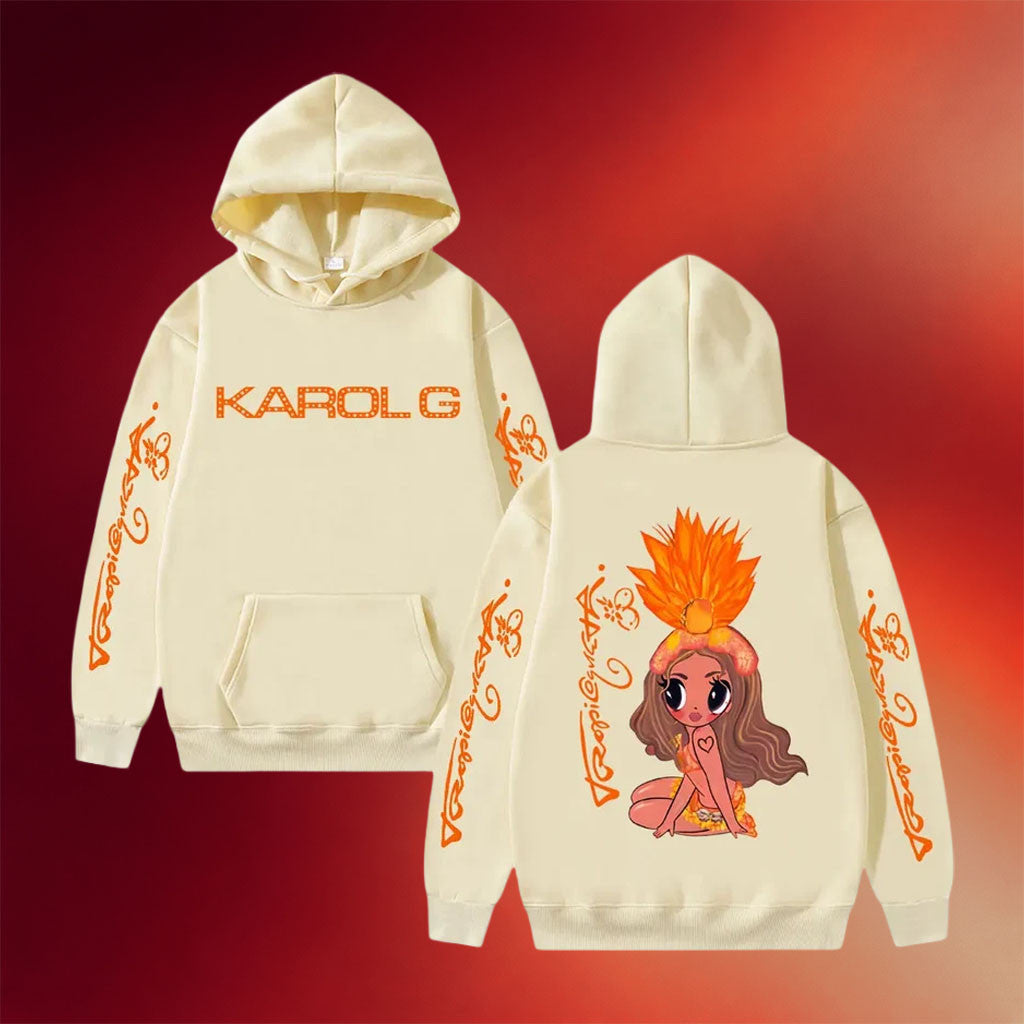Karol G Merch 2026 Karol G Tropicoqueta Hoodie Cool Gifts For Music Lovers - Merchluma