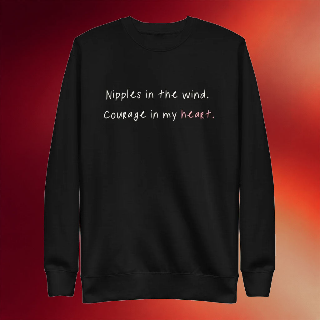Jen Hamilton Merch 2026 Courage In My Heart Sweatshirt Black Best Gifts For Friends - Merchluma