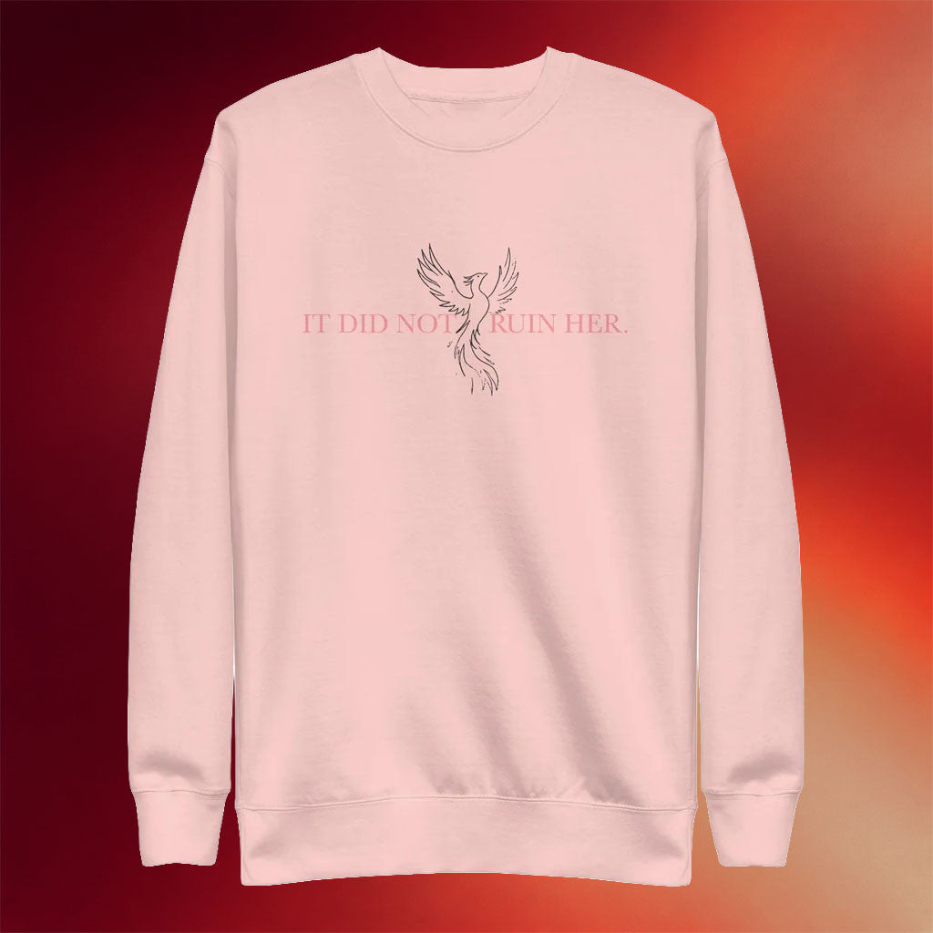 Jen Hamilton Merch 2026 It Did Not Ruin Her Sweatshirt Light Pink Gift For Sister - Merchluma