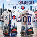 Custom Detroit Tigers X Chicago Cubs Baseball Jersey Gifts For Baseball Fans - Merchluma