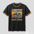 Jimothy Seattle Wa Feral Legend Raccoon T-Shirt Raccoon Lover Clothes Birthday Gift Ideas - Merchluma