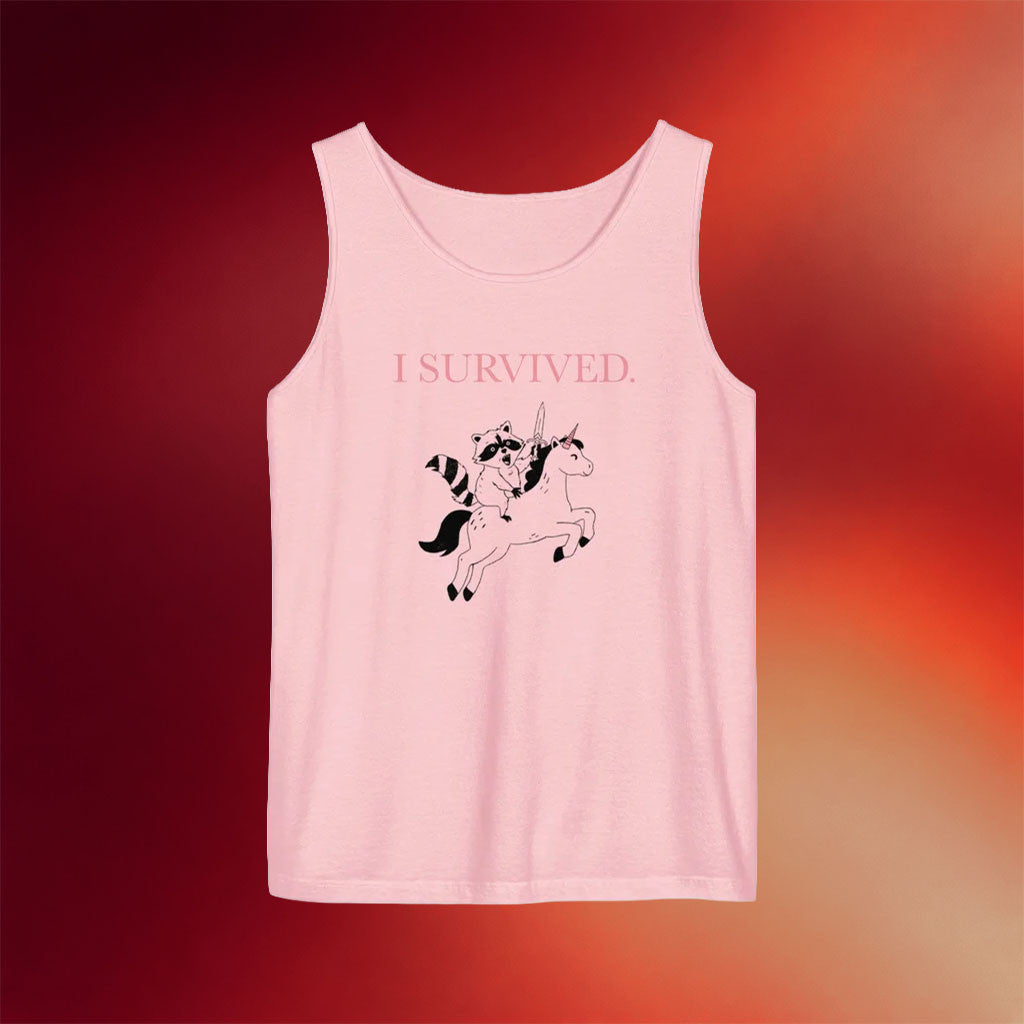 Jen Hamilton Merch 2026 I Survived Tank Light Pink Gift For Girlfriend - Merchluma
