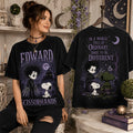 Edward Scissorhands X Snoopy Halloween T-Shirt Edward Scissorhands Merch Gifts For Fans - Merchluma