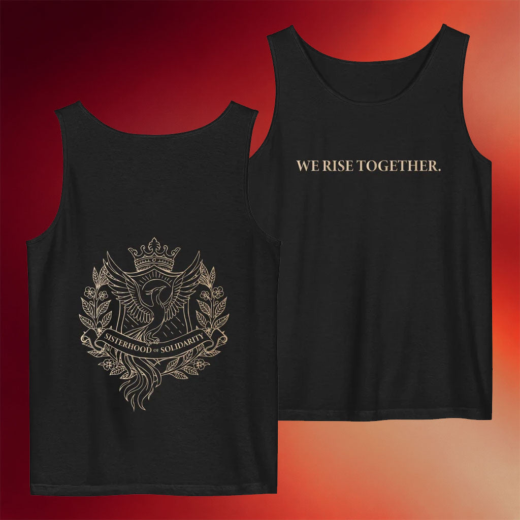 Jen Hamilton Merch 2026 Sisterhood of Solidarity Tank Black We Rise Together Shirt Him Gifts - Merchluma