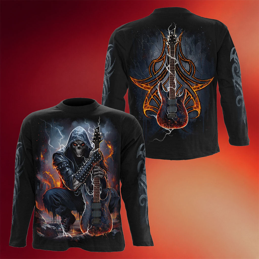 Spiral Direct Merch 2026 DEATH ROCKER Long Sleeve T-Shirt Black Gifts For Him - Merchluma