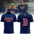 Boston Red Sox Jesus Won 2026 T-Shirt Boston Red Sox Merch Present Ideas - Merchluma