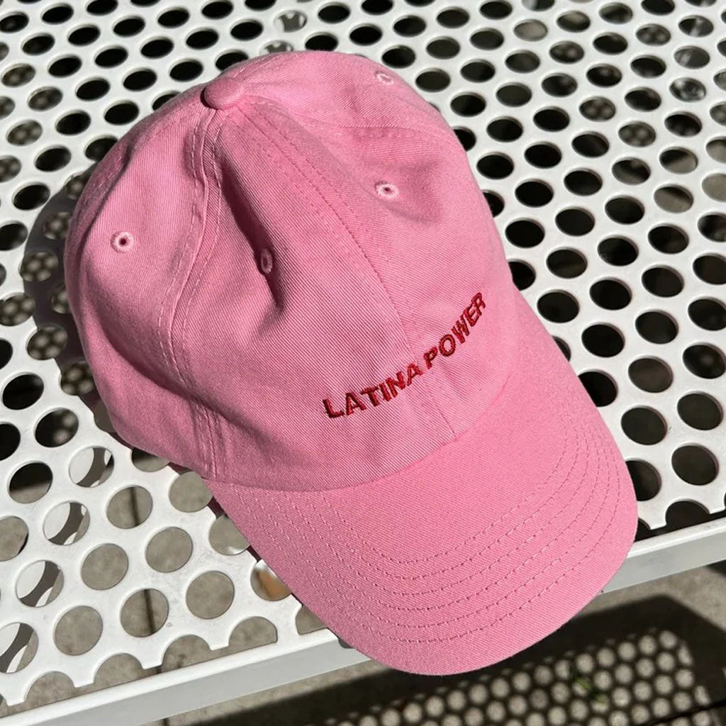 Latina Power Merch 2026 Latina Power Hat Pink Embroidered Gifts For Girlfriend - Merchluma
