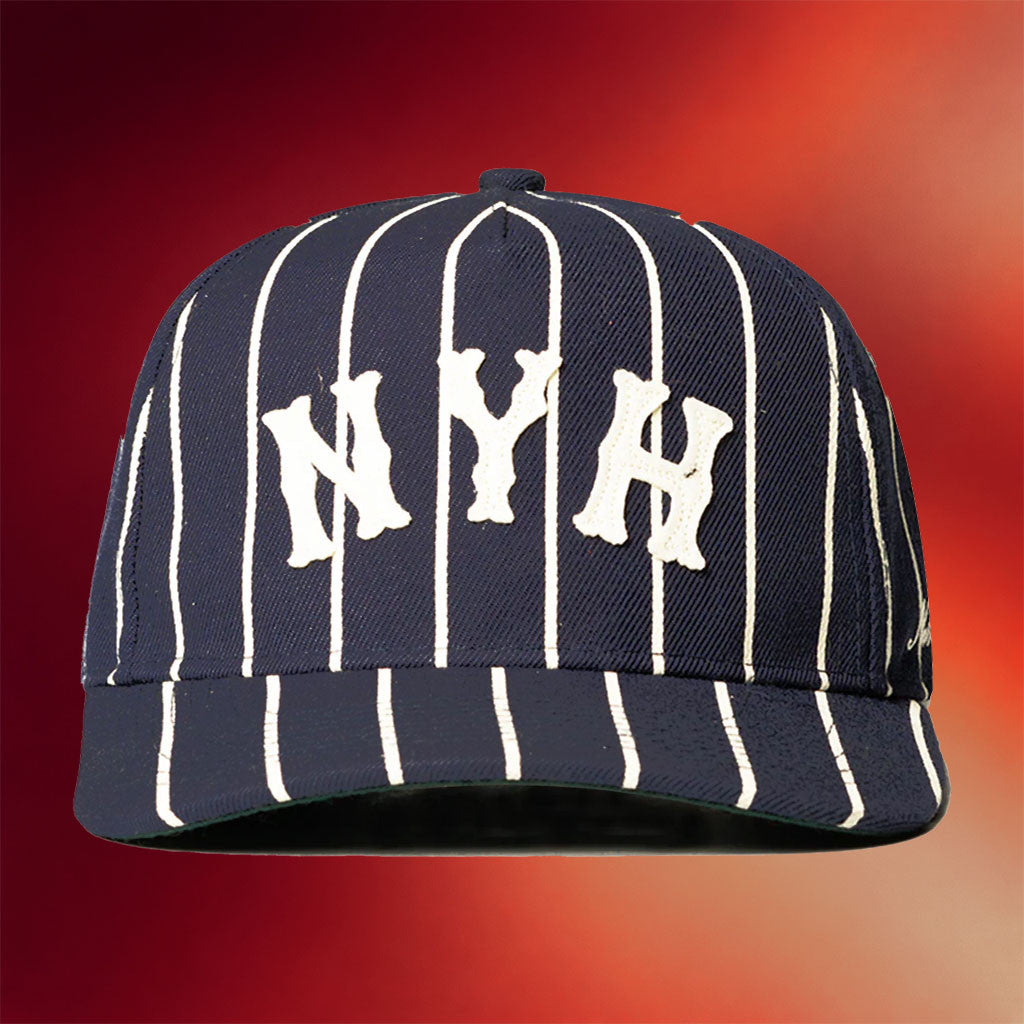 Not Yet Home Merch 2026 NYH Pinstripe Hat Navy Embroidered Best Gifts For Boyfriend - Merchluma