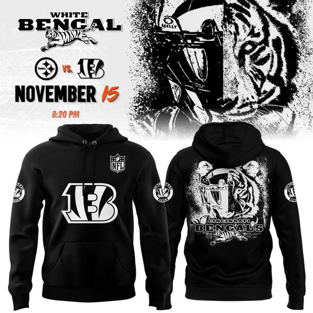 Cincinnati Bengals 2026 Black Bengal Hoodie Cincinnati Bengals Merch Meaningful Gifts - Merchluma
