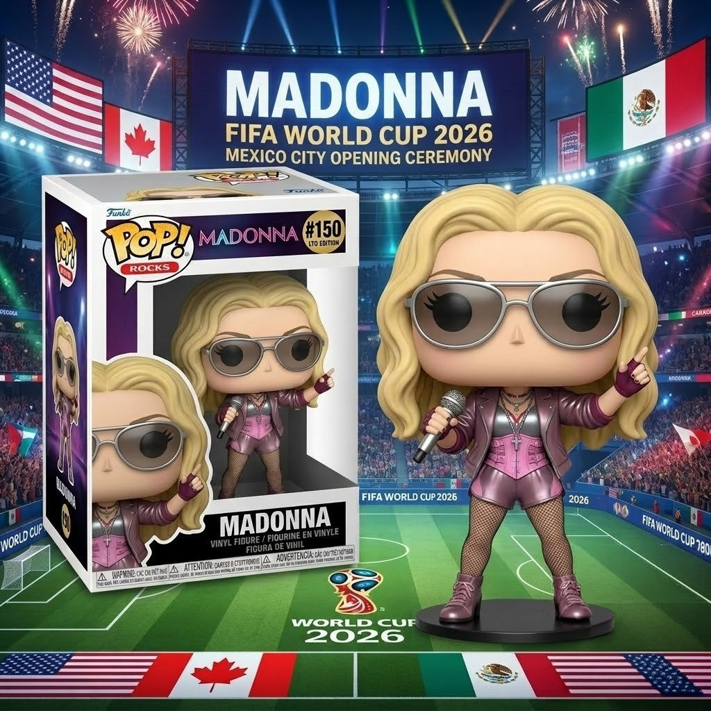 Madonna FIFA World Cup 2026 Mexico City Opening Ceremony 150 LTO Funko Pop Madonna Merch - Merchluma
