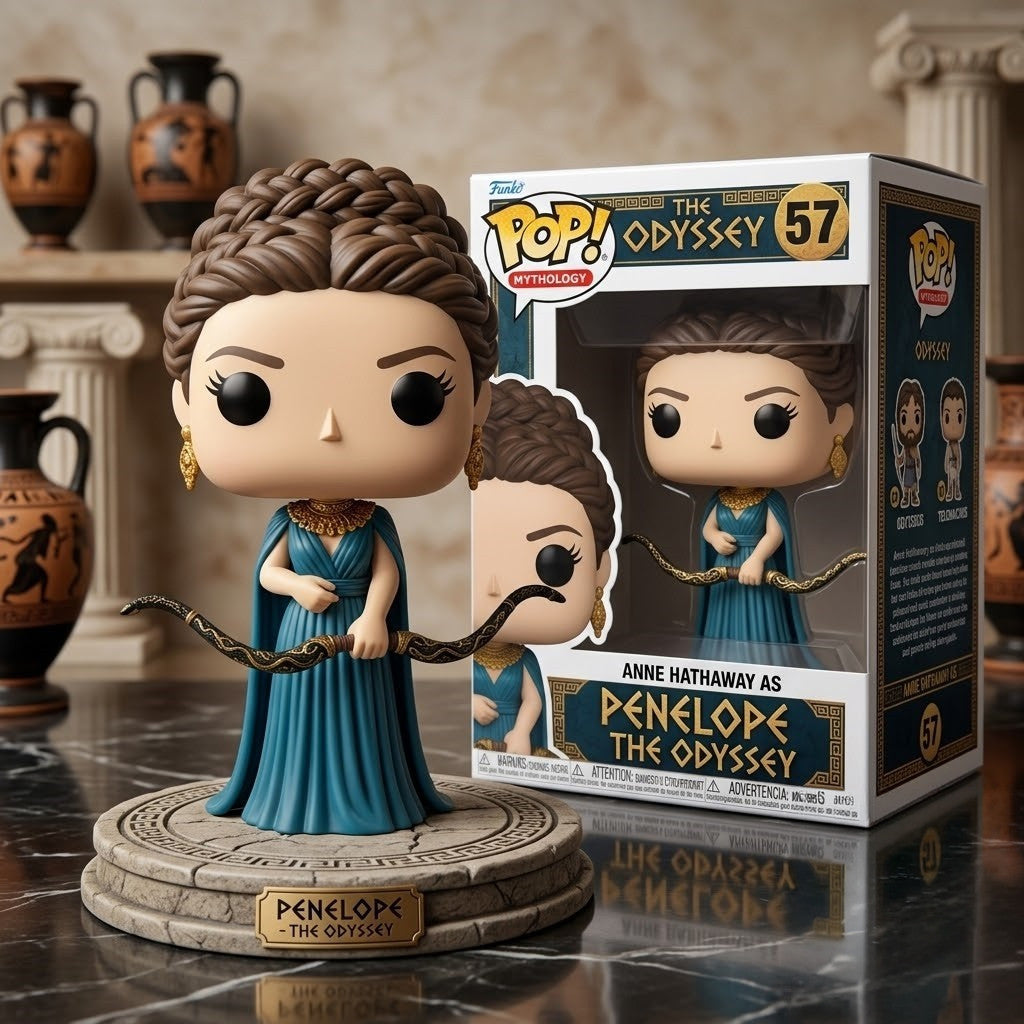Mythology Anne Hathaway Penelope The Odyssey Funko Pop The Odyssey Merch Gifts For Fans - Merchluma
