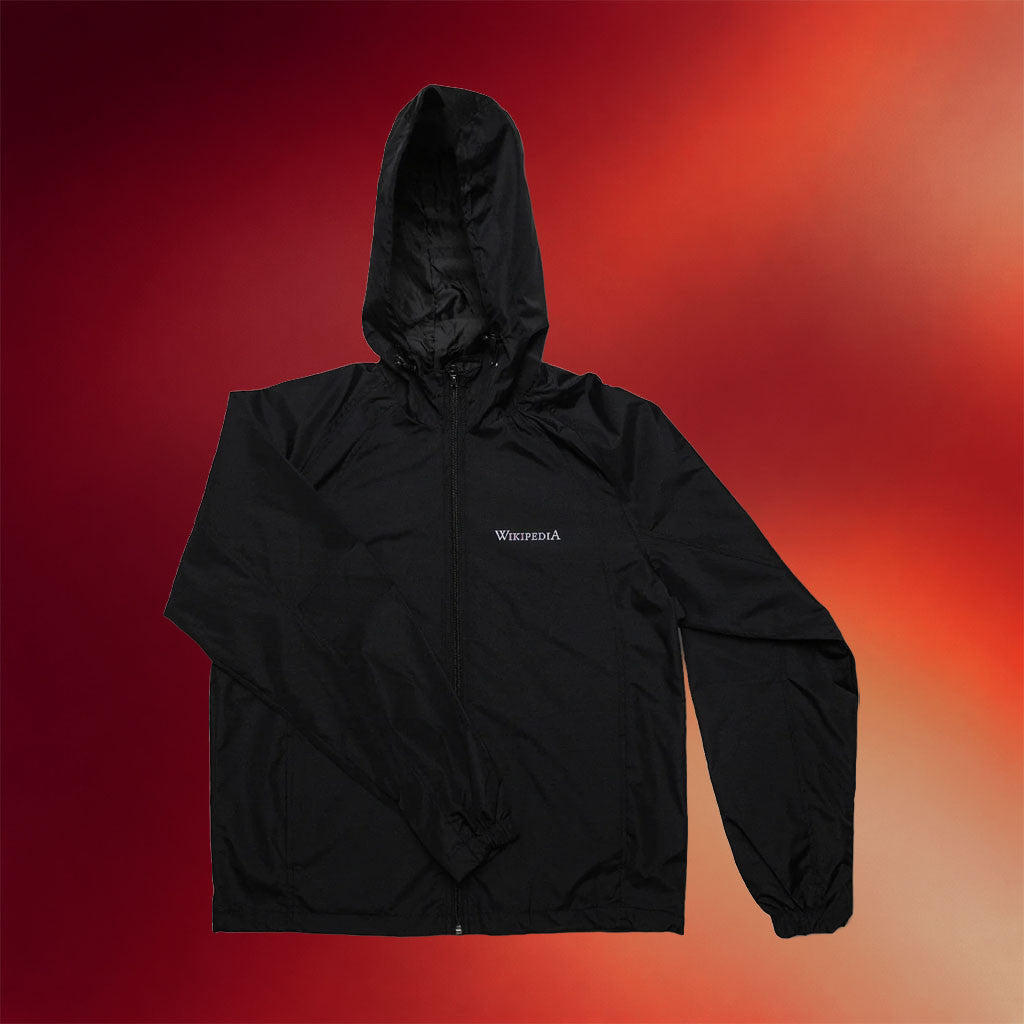 Wikipedia Merch 2026 Wikipedia Windbreaker Jacket Black Birthday Gift For Husband - Merchluma