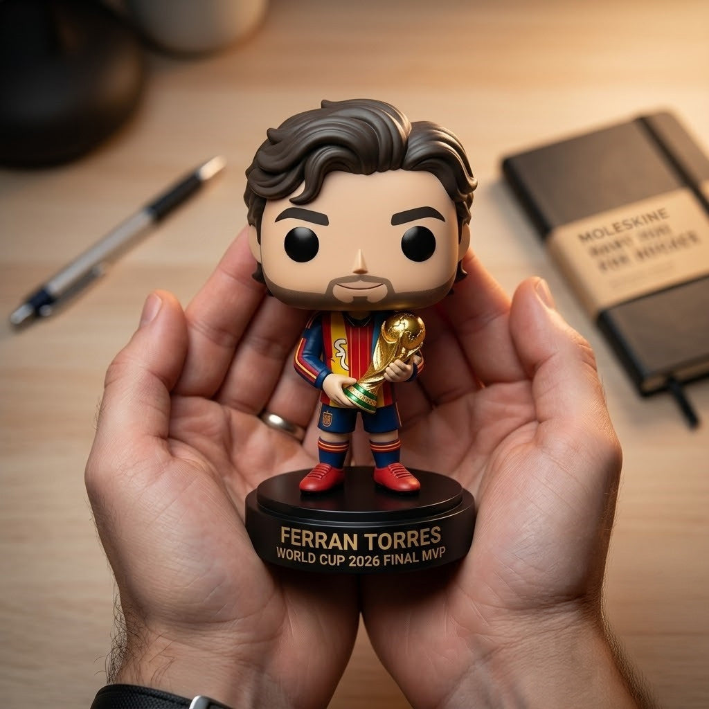 Ferran Torres World Cup 2026 Champion Final MVP Funko Pop Ferran Torres Merch Birthday Presents - Merchluma