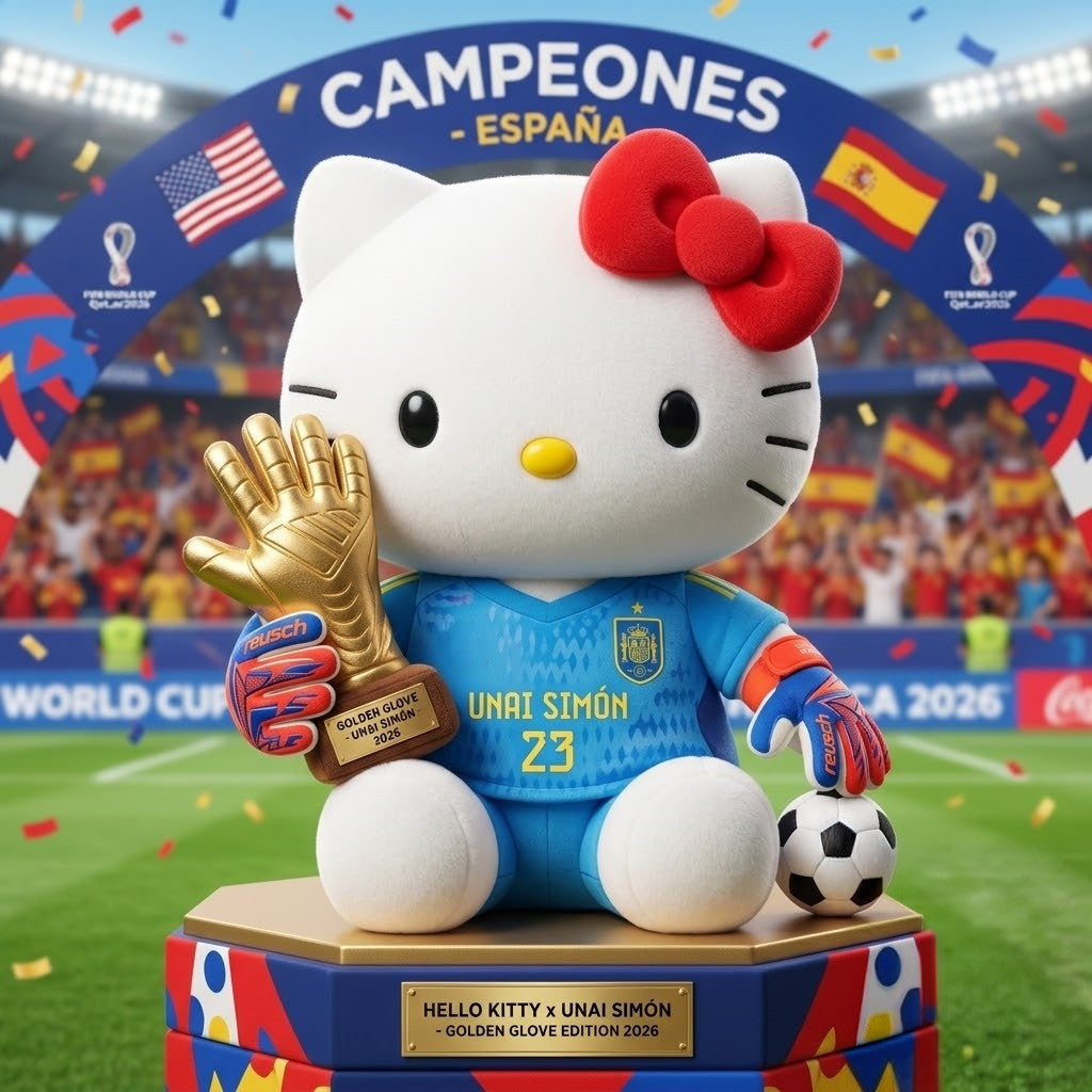Hello Kitty Unai Simon Golden Glove Fifa World Cup 2026 Funko Pop Hello Kitty Merch Unique Gift - Merchluma