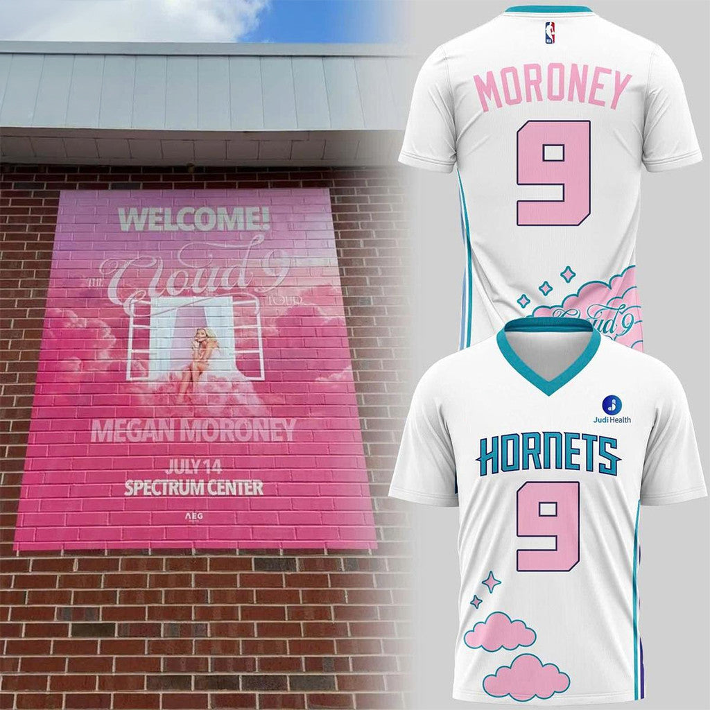Charlotte Hornets X Megan Moroney 2026 T-Shirt #9 Charlotte Hornets Merch Fan Gift - Merchluma