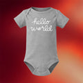 Wikipedia Merch 2026 Hello World Wikipedia Onesies Grey Best Gifts For New Dad - Merchluma
