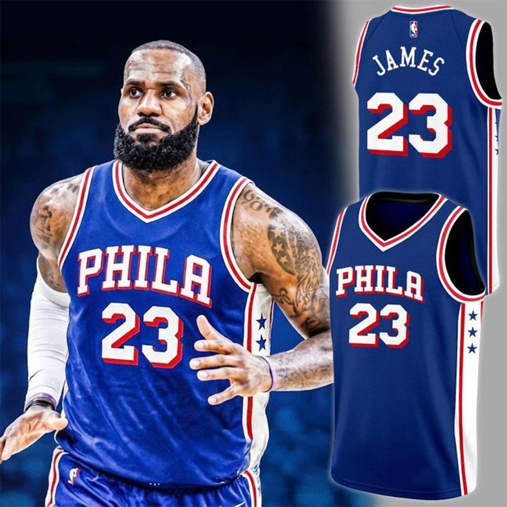 Lebron James Philadelphia 76ers Tank Top Philadelphia 76ers Merch Present - Merchluma