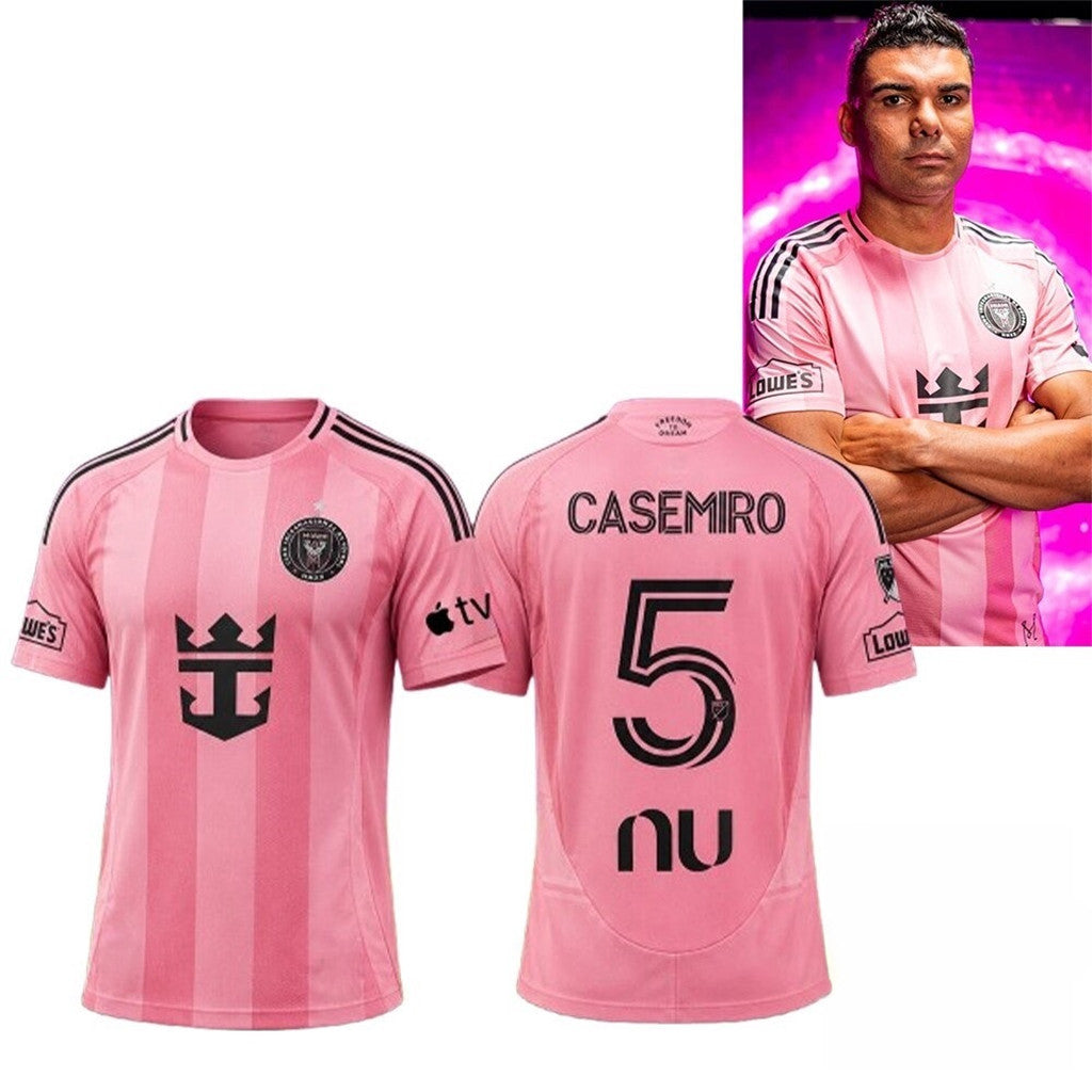 Inter Miami 2026 Casemiro 5 Home T-Shirt Inter Miami Merch Present Ideas - Merchluma