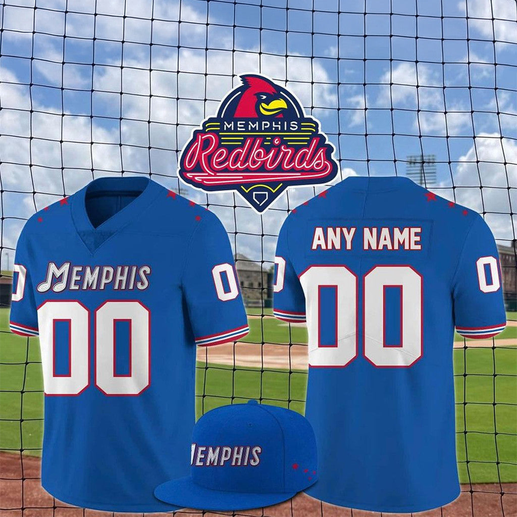Personalized Memphis Redbirds 2026 Football Jersey Memphis Redbirds Merch Present Ideas - Merchluma