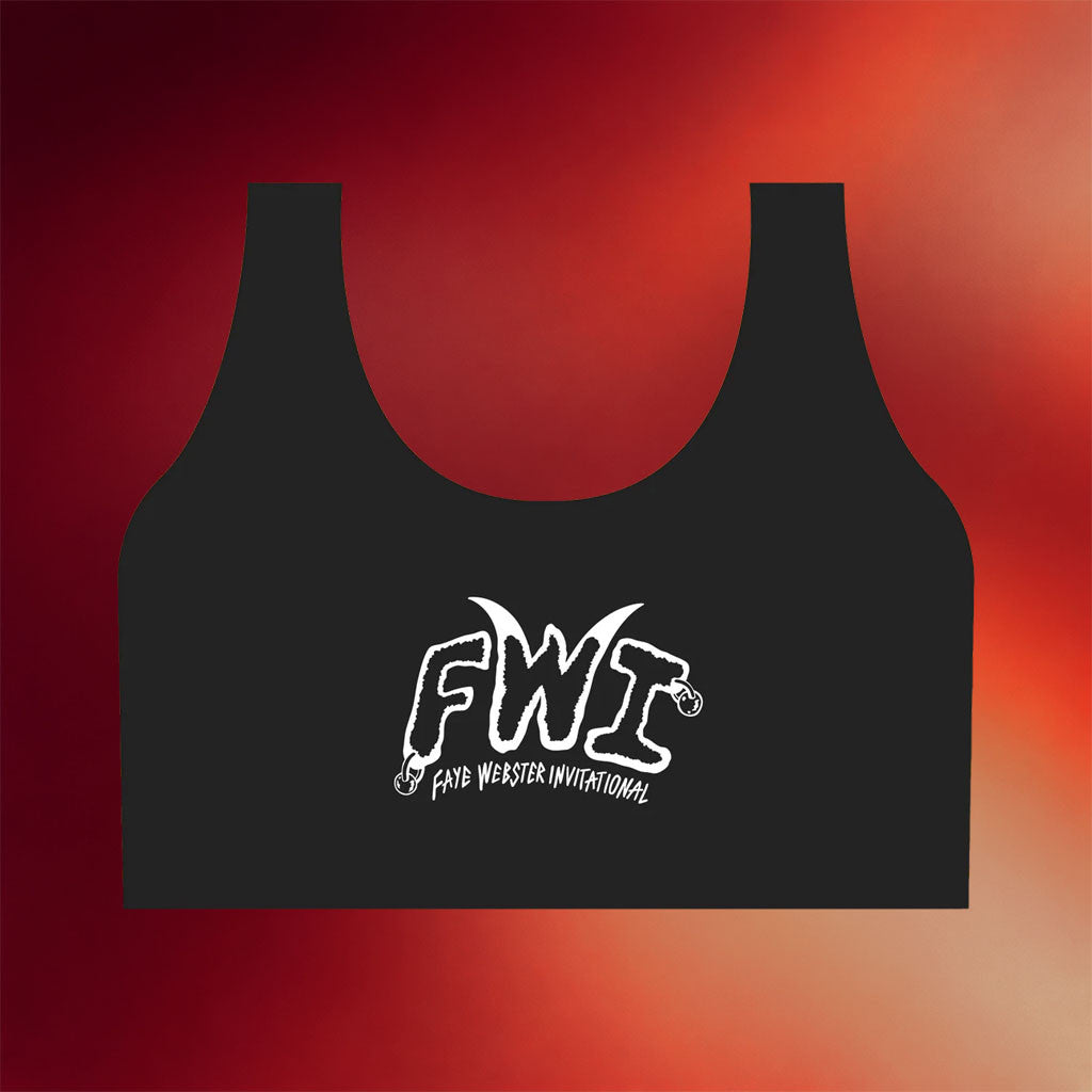 Faye Webster Merch Invitational Sports Bra FWI Apparel Gifts For Tennis Lovers - Merchluma