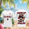 Boston College Eagles Mouse Basketball Ears Up Game On T-Shirt Boston College Eagles Merch - Merchluma