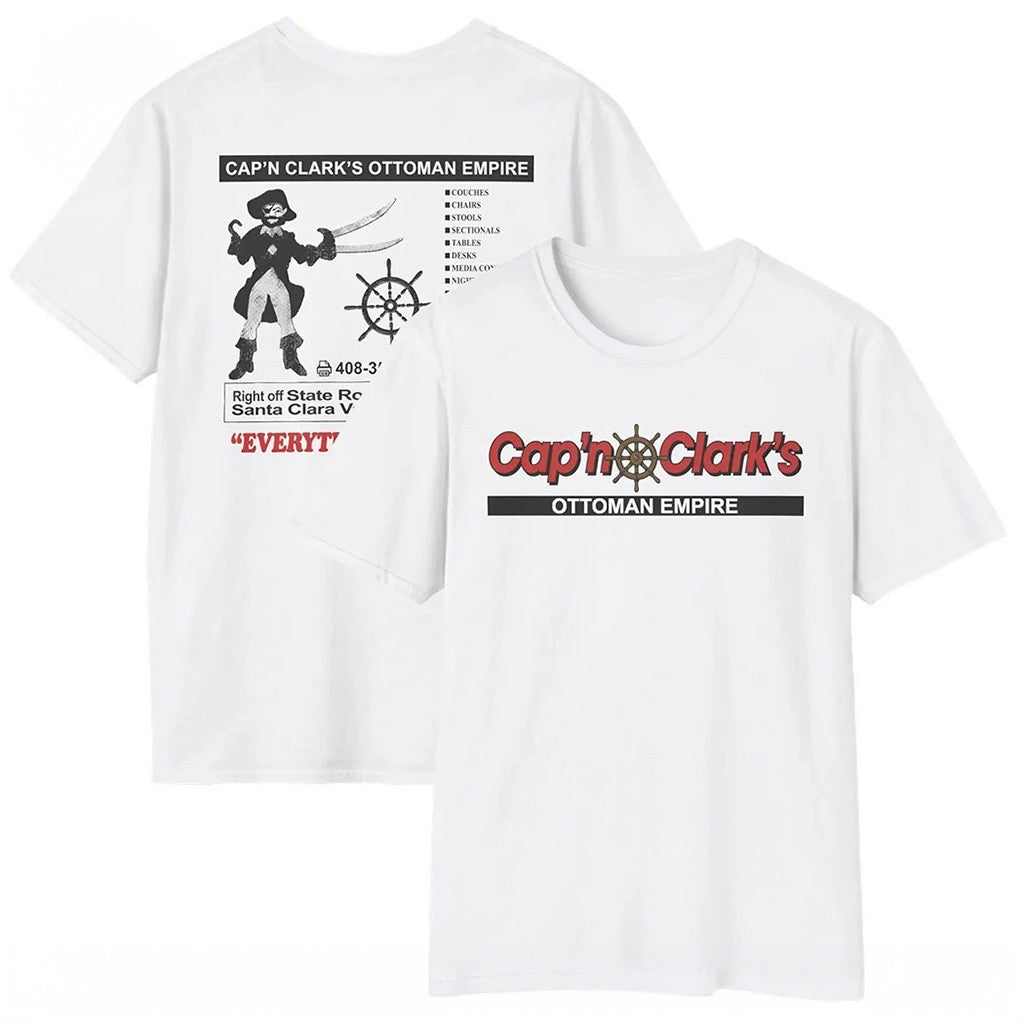 Cap'n Clark Ottoman Empire T-Shirt Cap'n Clark Merch Gifts For Fans - Merchluma